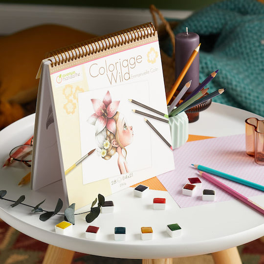 Блок за проследяване/полиграф Emmanuelle Colin - Colouring Book Wild 1 GY065O