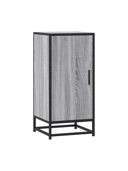 Wohnzimmer Nische aus Holz & Metall Grau Sonoma 35.5x35x76cm