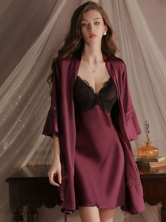 Chicret Essentials Damen-Robe Rosa