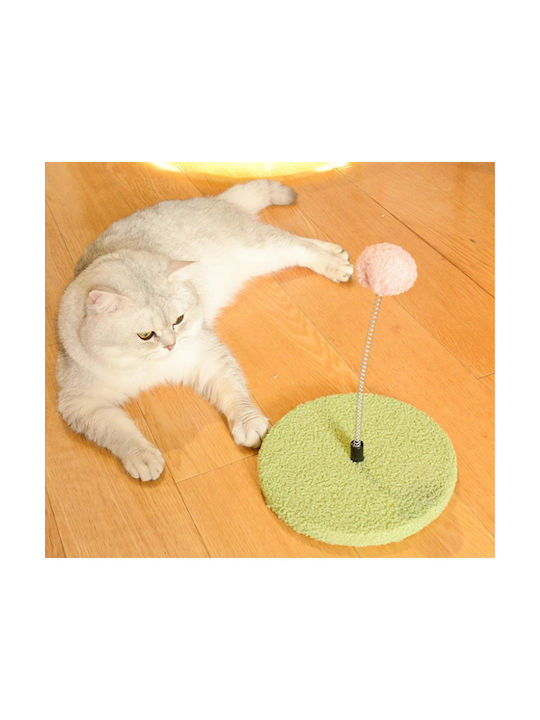 Interactive Cat Toy Spring Random Color Choice Size 20x20x17cm