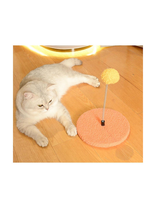 Interactive Cat Toy Spring Random Color Choice Size 20x20x17cm