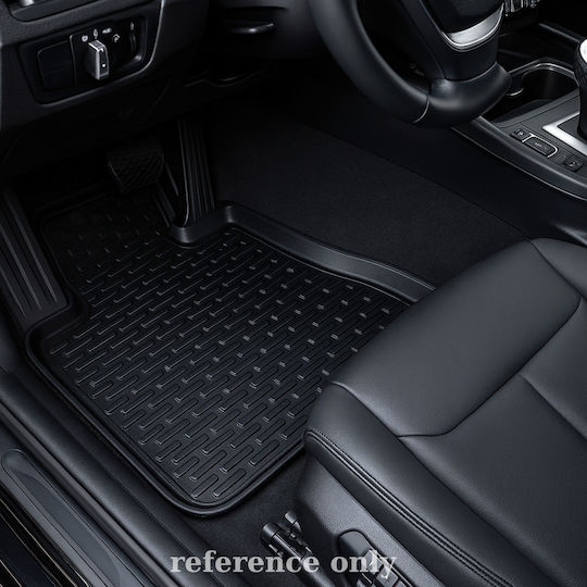 Autopataki Rubber Car Mats Raised Sides Compatible with Hyundai i20 2nd Gen 2014-2020