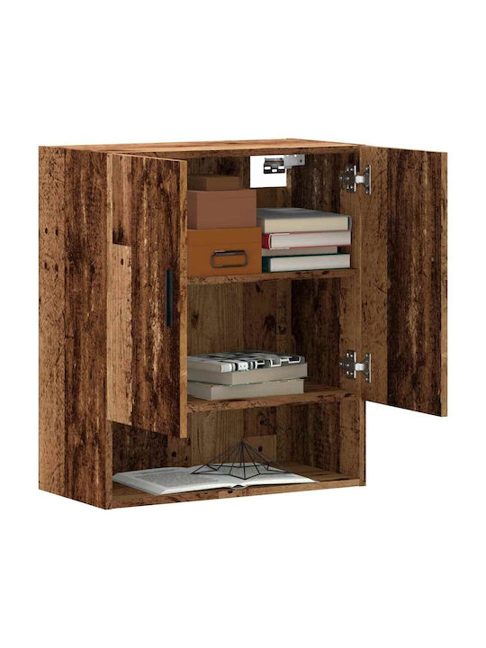 Wand Wohnzimmer Nische aus Spanplatte Alt Holz 60x31x70cm