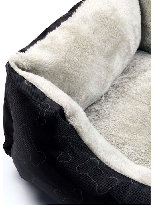 Animal Crib Sofa Dog Bed Black 80x70cm
