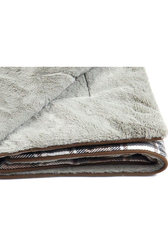 Bettdecke für Hunde Gray 100x70cm.