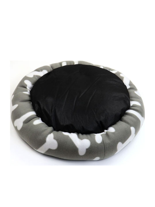 Animal Poof Dog Bed Gray 60x60cm