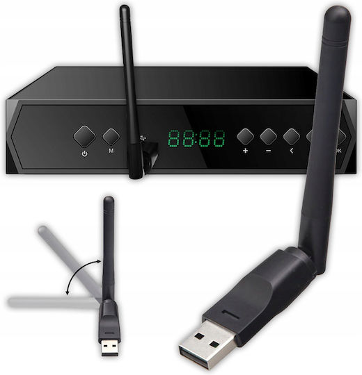Network Card Usb Wifi Adapter Wi-fi Antenna Dvb-t2 Hevc Tuner Decoder Zenwire Wd-1516