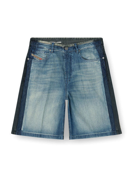 Damen Bermudas Jeans Blau