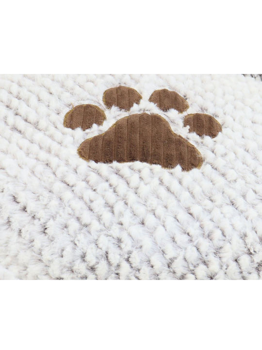 Animal Меко легло Пуф за Куче Кафяв 60x60см.