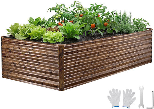 Vevor Metallischer Aluminium-Zink Blumentopf Vevor Metallischer Aluminium-Zink Blumentopf