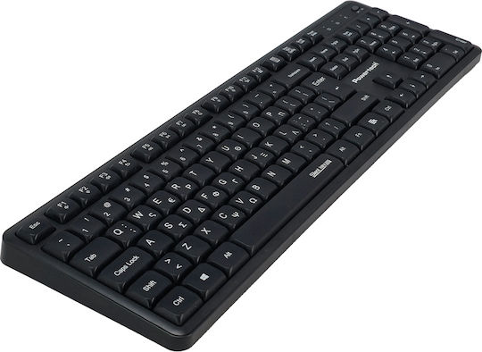 Powertech Powertech Kabelloses Tastatur & Maus Set Griechisch