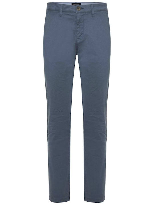 Pantaloni Chino Elastici Regular Fit Dusty Blue