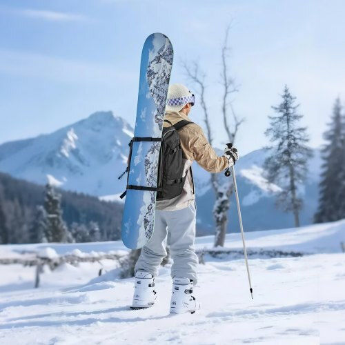Vevor Τσάντα για Μπότες Σκι & Snowboard Μαύρη