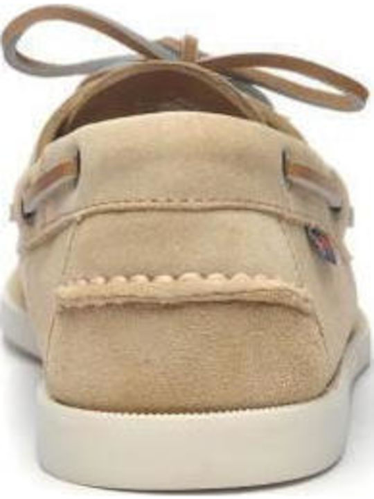Portland Flesh Out Suede Mocasini Bărbătești în Culoare Bej
