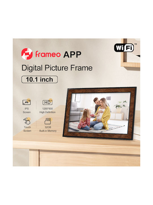 Birai Y101 10.1" Digital Photo Frame Wifi Touch Hd Ips 64gb Android 1080p Multi-user Brown Birai Y101 10.1" Digital Photo Frame Wifi Touch Hd Ips 64gb Android 1080p Multi-user Brown