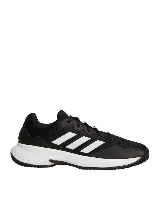 adidas Gamecourt 2.0 Men's Tennis Shoes for Hard Courts Core Black / Cloud White