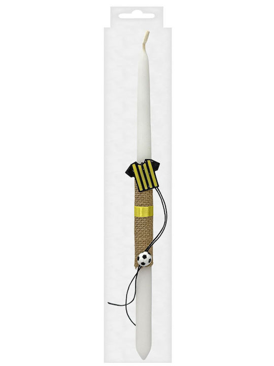 Λαμπάδα Ποδοσφαιρικές Ομάδες 33cm Bunny's 931931 Κίτρινο 1τεμ 73-1911