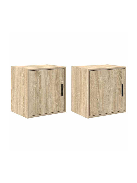 Wall Living Room Cabinet made of Particle Board Brown 40x30x41cm