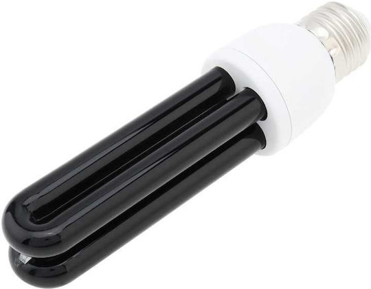 Bec Uv Lumină Neagră 2u 18w Putere Bază E27 365 Nm Economie de Energie