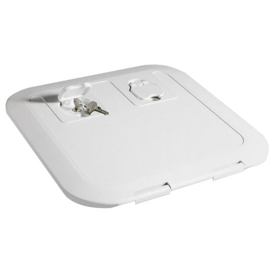 White Inspection Hatch 375 X 375 Mm