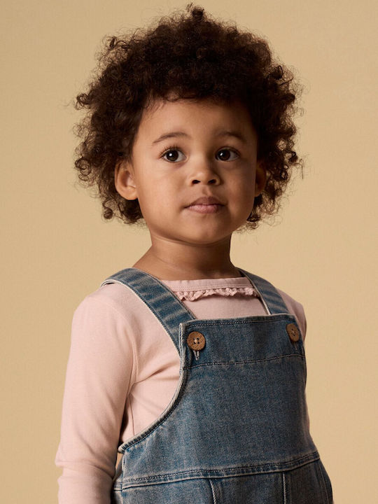 Kids Denim Jumpsuit Blue