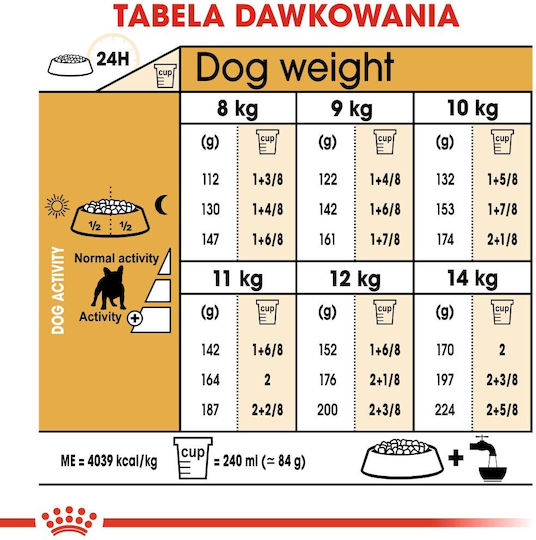 Royal Canin French Bulldog Adult 9kg Hrană Uscată pentru Câini Adulţi de Rase Mici cu Păsări de curte