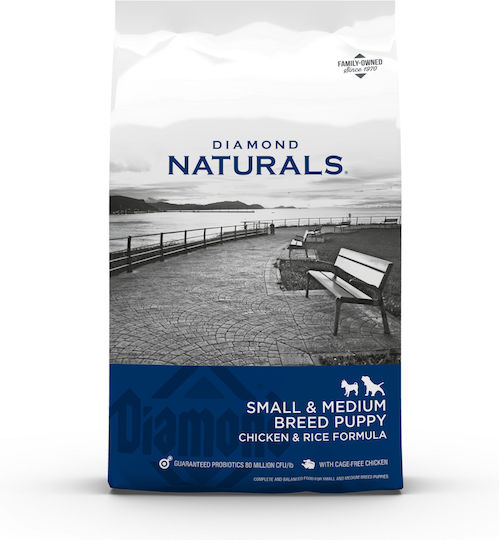Naturals Small/Medium Puppy 15kg Dry Food for Small & Medium Breed Puppies with Chicken and Rice