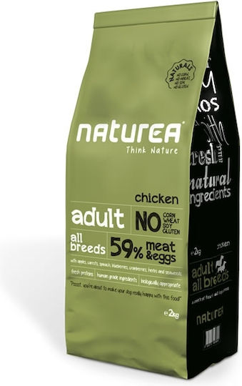 Naturea Naturals Terra 2kg Trockenfutter ohne Gluten für erwachsene Hunde mit Huhn