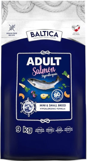 Baltica 9kg Trockenfutter für Hunde kleiner Rassen mit Lachs
