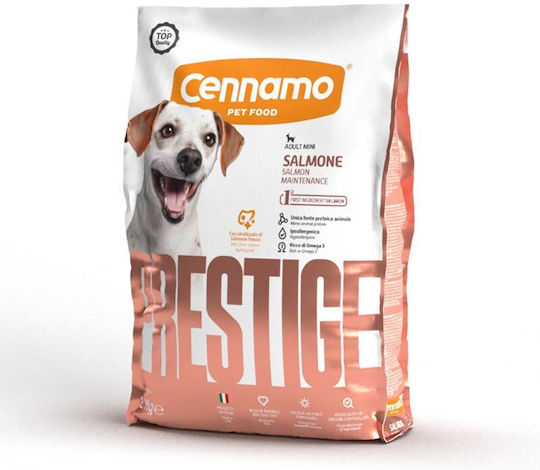 Cennamo Prestige Adult Mini 2kg Ξηρά Τροφή για Ενήλικους Σκύλους Μικρόσωμων Φυλών με Ρύζι και Σολομό