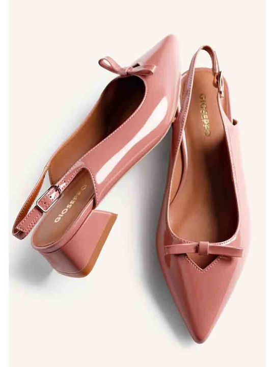 Pantofi Cu Toc Roz