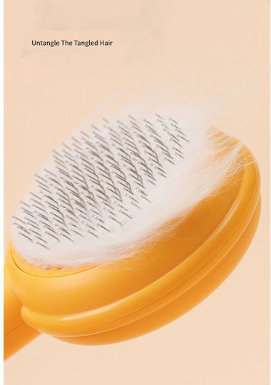 Brush Dogs for Coat Grooming Yellow