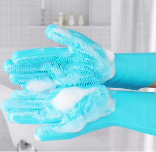 Animal Handschuh Hunde zur Fellreinigung Blau