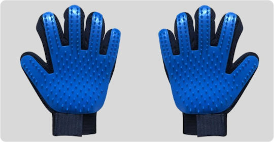 Glove Dogs for Coat Grooming Blue