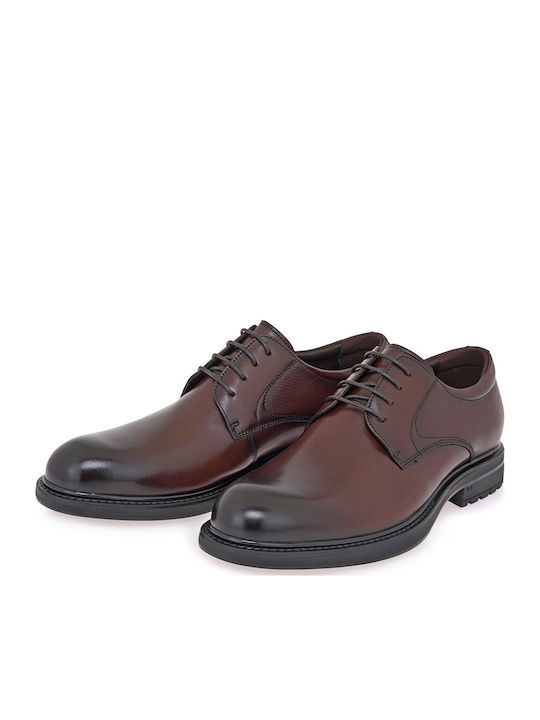 Pantofi Eleganți Pentru Bărbați Din Piele Maro