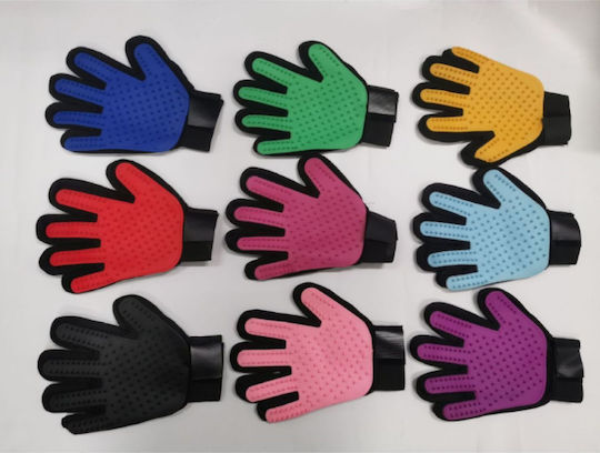 Glove Dogs for Coat Grooming Blue