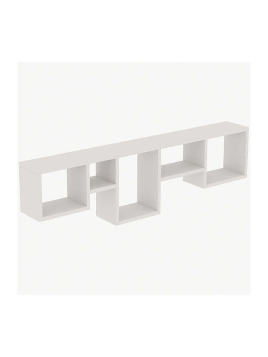 Ράφι Τοίχου Amanos White 120x17x32εκ.