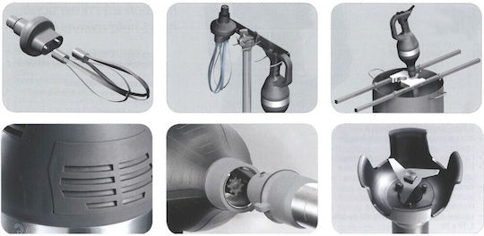 Sirman Vortex 75vt Commercial Hand Blender with 125mm Shaft and 750W Power