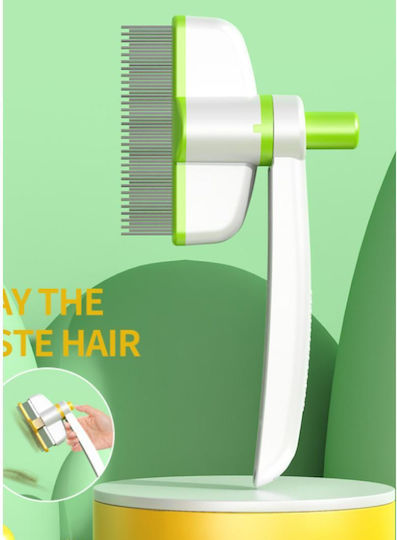 Self-Cleaning Pet Comb Pink 18x9cm 18x9cm