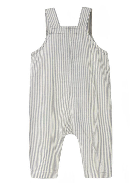 Kids Beige Dungarees