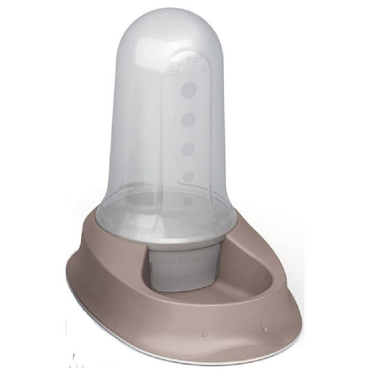 Stefanplast Automatic Waterer / Feeder for Dog & Cat 2x 800ml in Beige Color