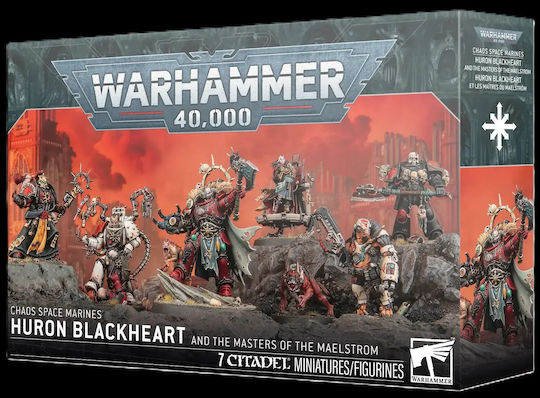 Games Workshop Warhammer 40.000 Space Marines Huron Blackheart and the Masters of the Maelstrom Figure