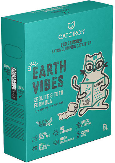Tofu Katzenstreu Tofu ohne Duft 6Es