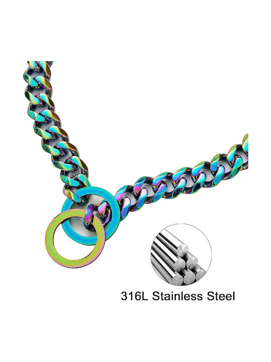 Animal Dog Choker Chain in Silver color 56cm