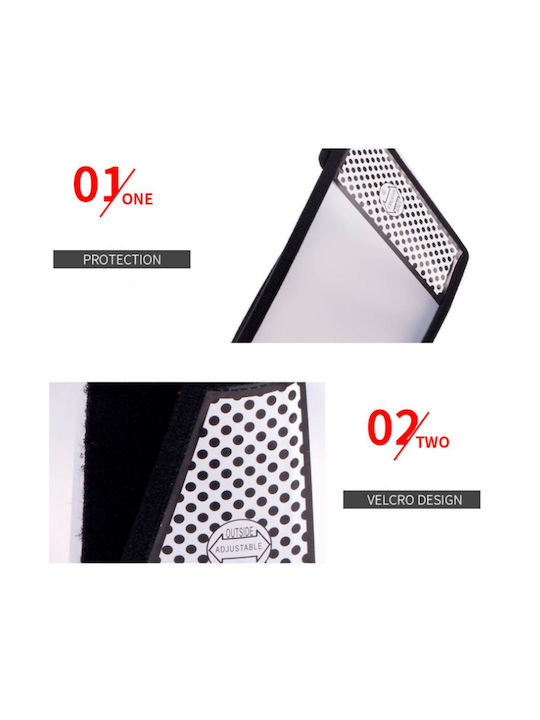 Guler Elizabethan pentru animale de companie - Con: Circumferința gâtului: 30-34cm/Adâncime 13.5cm