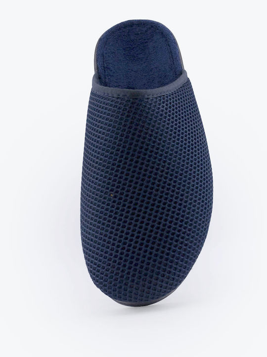 Terry Damen Hausschuhe Blau
