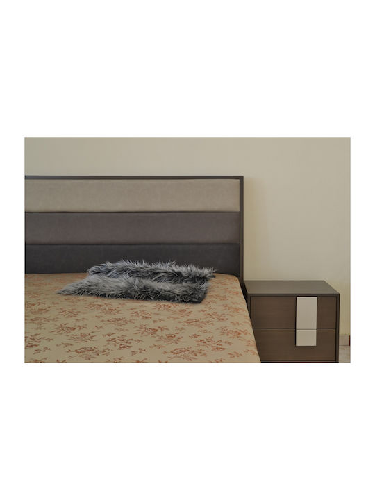 Set De Mobilier Pentru Dormitor Nuc 160x200cm 5 Bucăți