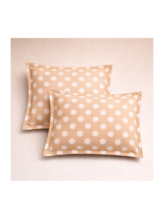 My Home Luxury Double Coverlet Set Beige 230x250cm 3 Pieces