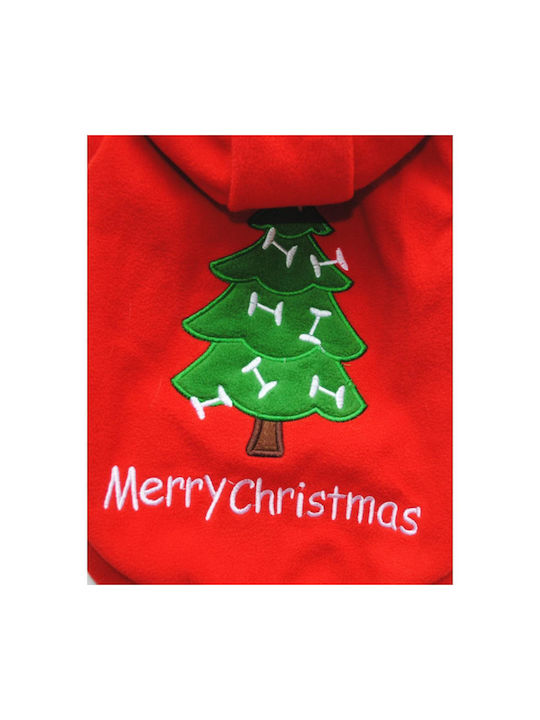 Animal Fleece Hundeshirt in Rot Farbe 28.3cm.