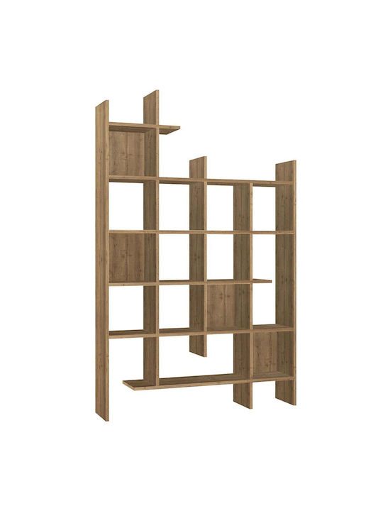 Библиотека Manco Тъмен Дъб 122x25.5x188см